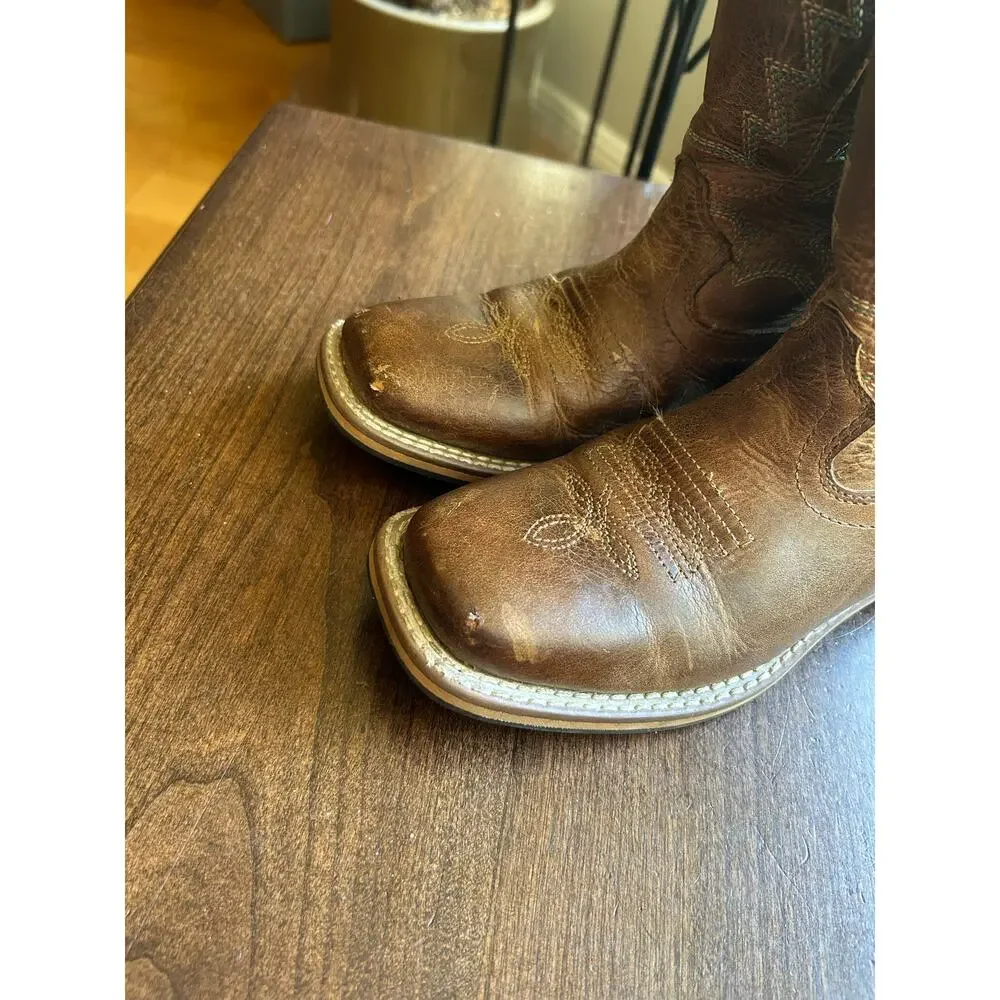 SMOKY MOUNTAIN BOYS' JESSE WESTERN BOOTS size 1 square